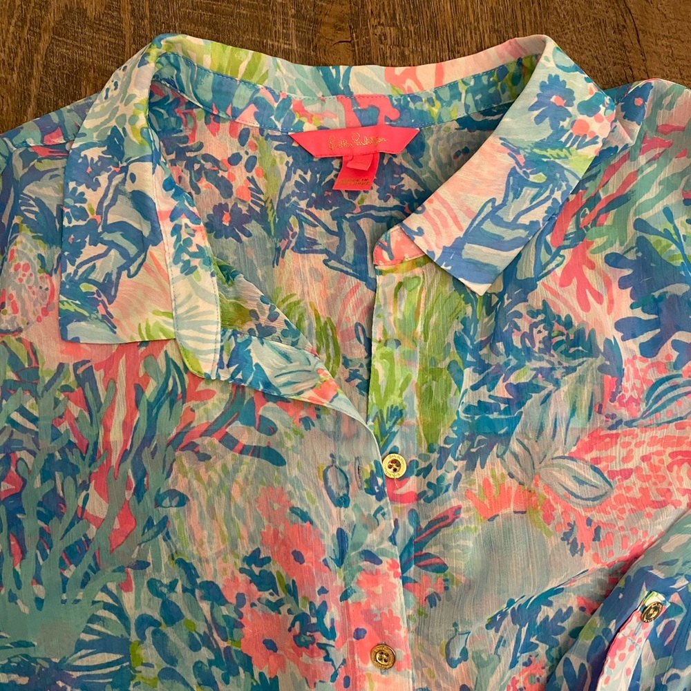 Lilly Pulitzer Natalie cover up dress